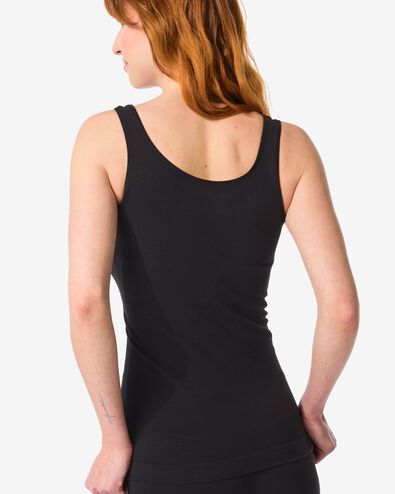 Figurfreundliches Hemd aus Baumwolle mit leichter Korrektur schwarz schwarz - 21520115BLACK - HEMA