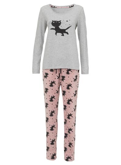 pyjama femme rose rose - 1000009749 - HEMA