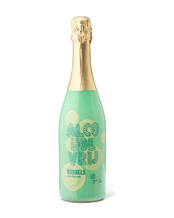 alcoholvrije mousserende wijn 0.75L - 17390048 - HEMA