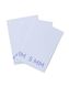 3 cahiers format A4 à carreaux 5mm bleu - 14120227 - HEMA