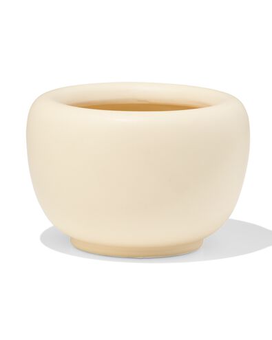 cache-pot ⌀10x10,4 cm c&eacute;ramique cr&egrave;me - 13325077 - HEMA