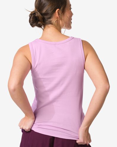 Damentop Anouk gerippt lila lila - 36303380LILAC - HEMA