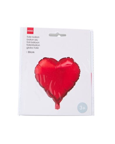 ballon aluminium c&oelig;ur ⌀30cm - 14230141 - HEMA
