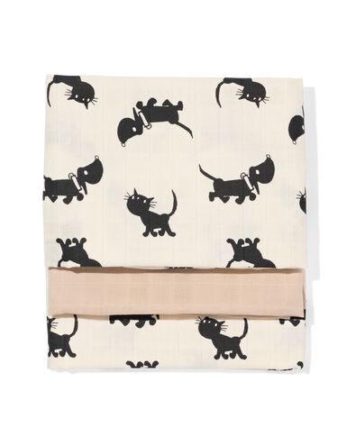 carr&eacute;s hydrophiles Takkie et Siepie 60 x 60 cm - lot de 3 - 33307840 - HEMA