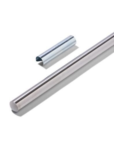 tringle &agrave; rideaux 200cm &Oslash;29mm inox - 7501027 - HEMA