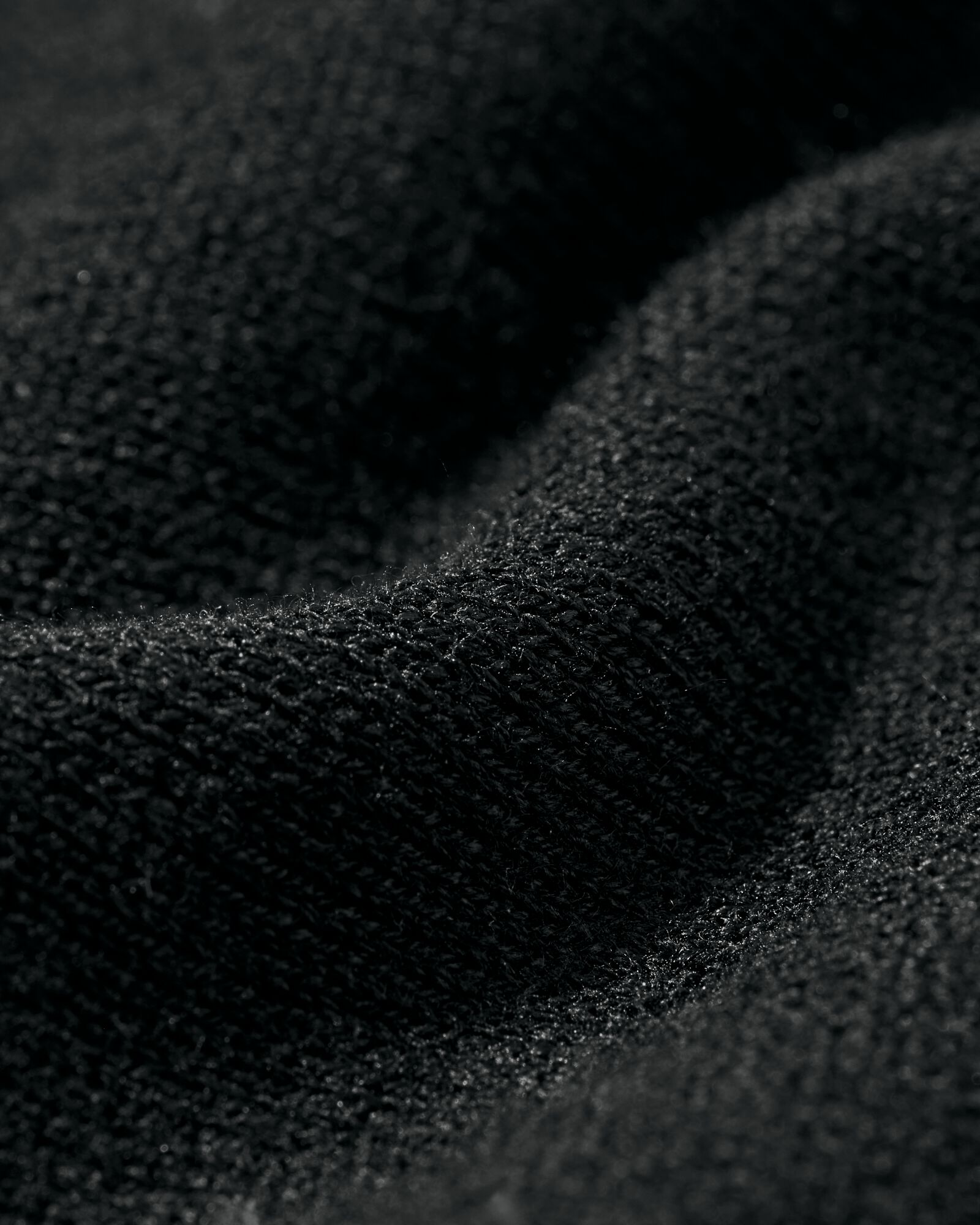 damestrui gebreid Fally zwart zwart - 1000027535 - HEMA