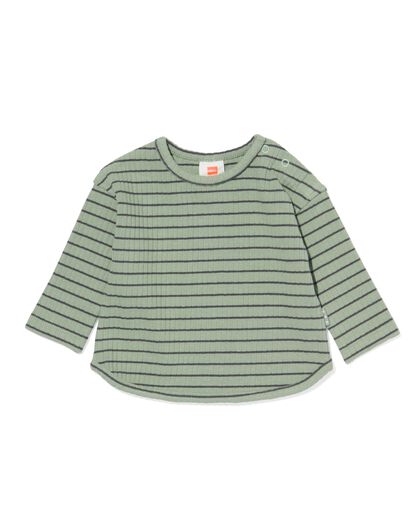 Newborn-Pullover, Streifen grün grün - 33475410GREEN - HEMA