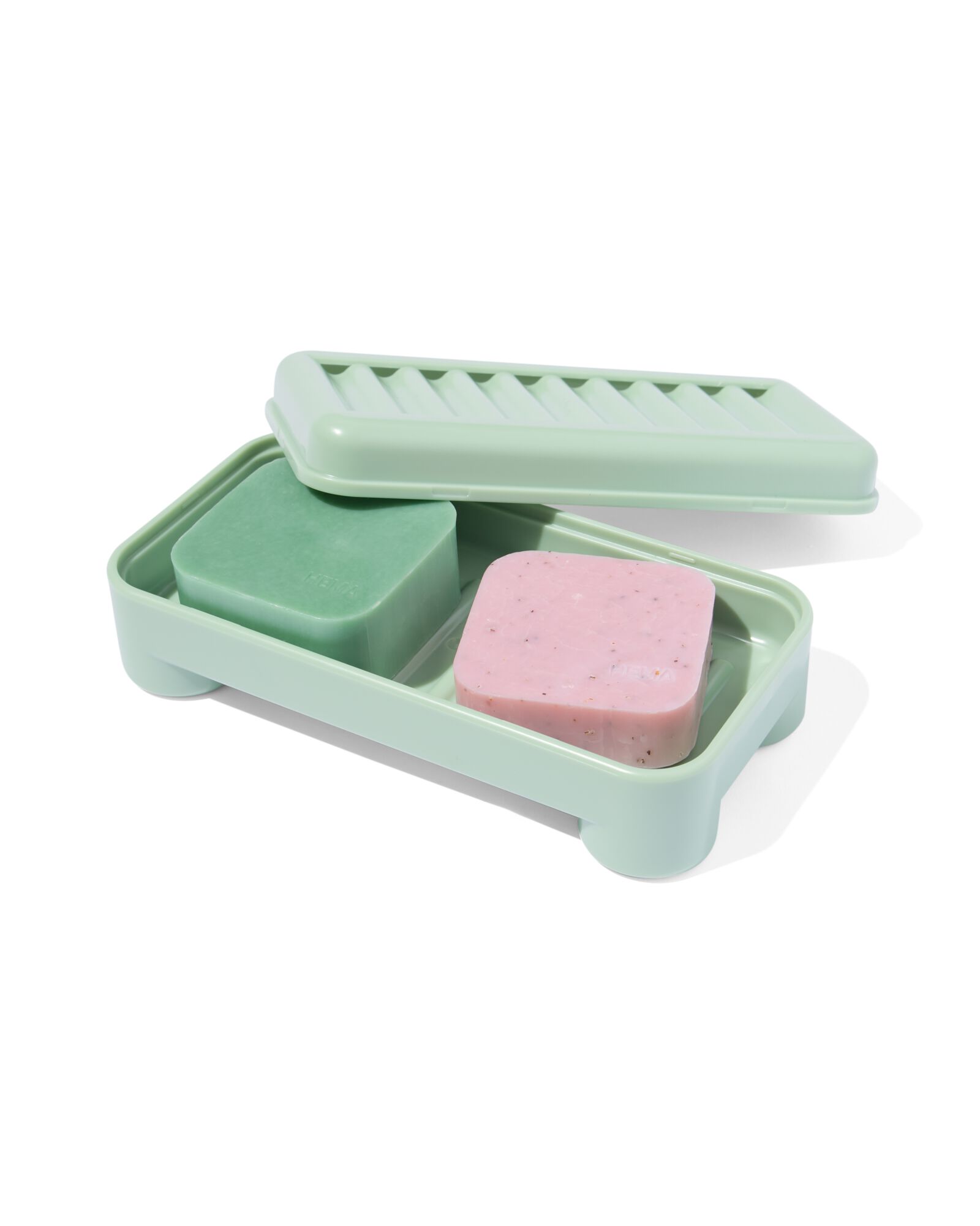 bo&icirc;te &agrave; savon solide XL vert - 11880034 - HEMA