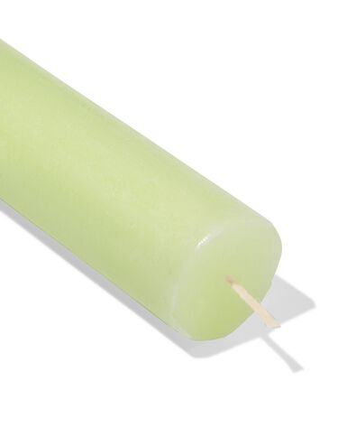 bougies rustiques vert menthe 2.2 x 27 - 13504019 - HEMA