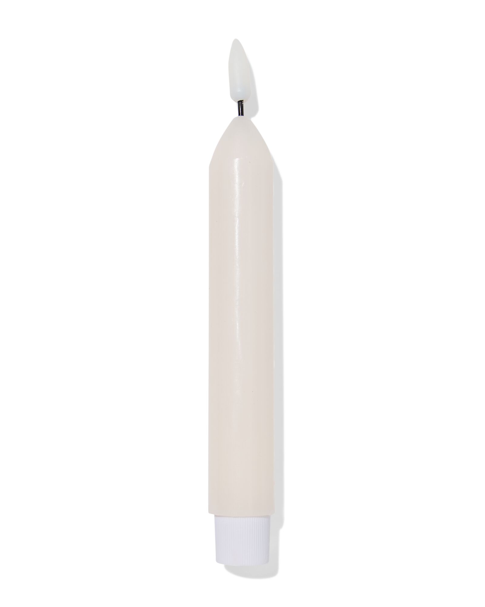 bougie longue &agrave; led ⌀2,3x20cm ivoire - 13550136 - HEMA