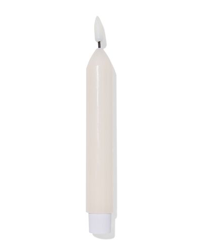 bougie longue &agrave; led ⌀2,3x20cm ivoire - 13550136 - HEMA
