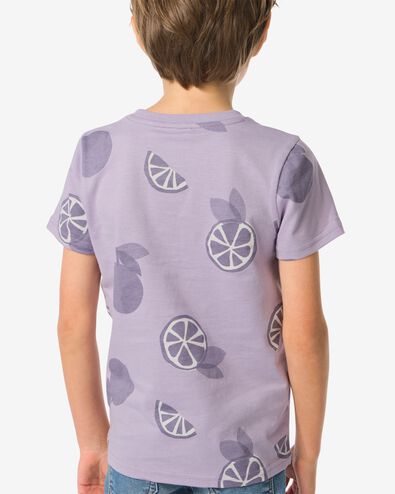 Kinder-T-Shirt, Zitrusfrucht violett violett - 30783908PURPLE - HEMA