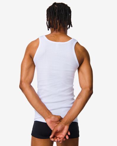 chemises homme côtelées - 2 pièces blanc blanc - 1000000980 - HEMA