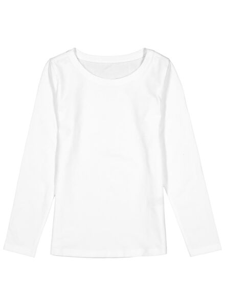 kinder t-shirts - 2 stuks wit wit - 1000013796 - HEMA