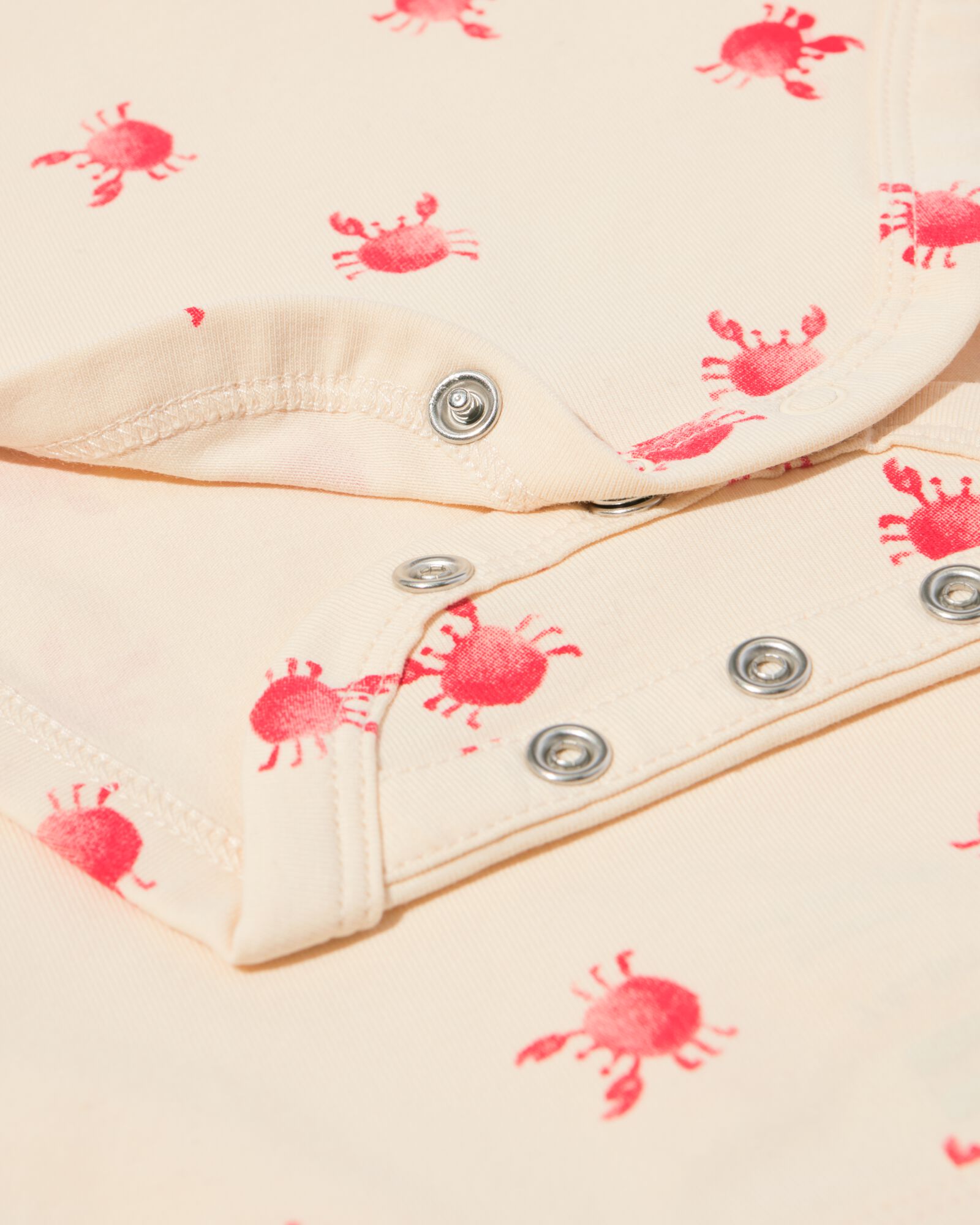 Mitwachsender Baby-Strampler, Krabben beige beige - 33301160BEIGE - HEMA