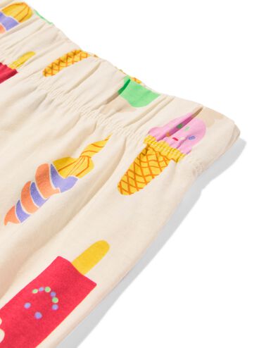 pyjacourt enfant coton stretch glaces blanc cass&eacute; - 23099980OFFWHITE - HEMA