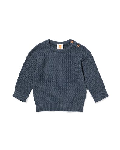 newborn trui  blauw - 33434420BLUE - HEMA
