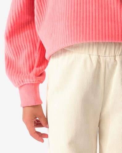 kinderlegging corduroy  ecru - 30828640ECRU - HEMA