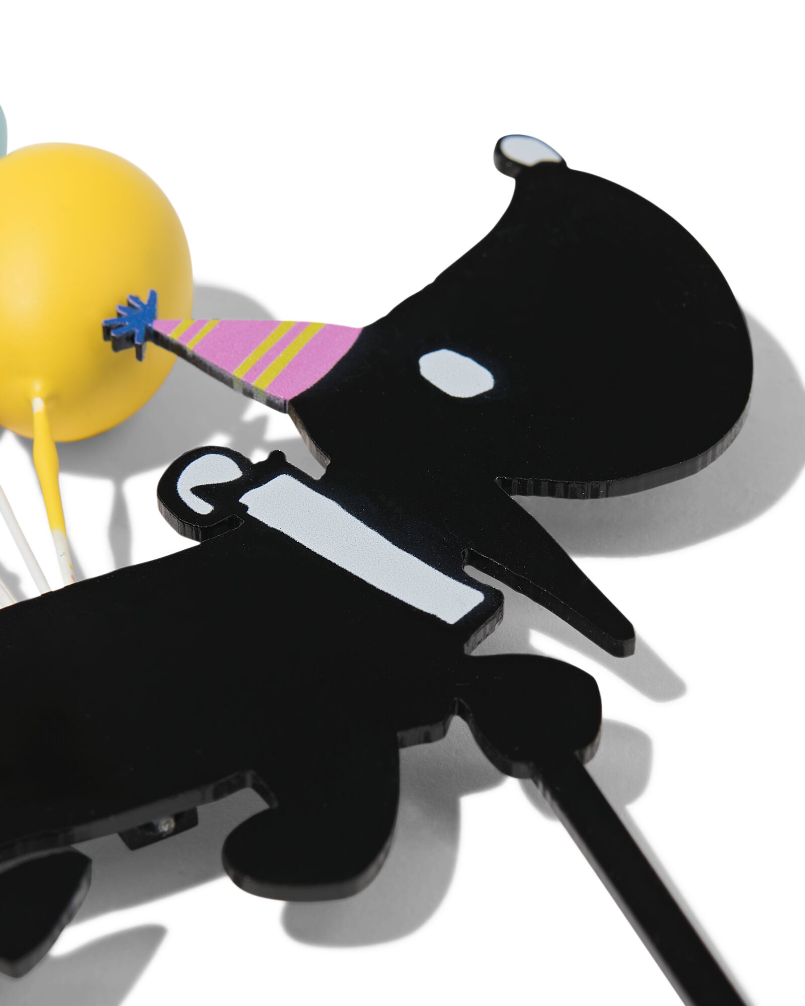 d&eacute;coration de g&acirc;teau r&eacute;utilisable Takkie et Siepie 12x15cm - 14250421 - HEMA