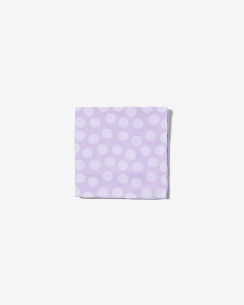 Geschirrtuch, 65 x 65 cm, Baumwolle, violett mit Punkten - 5440255 - HEMA