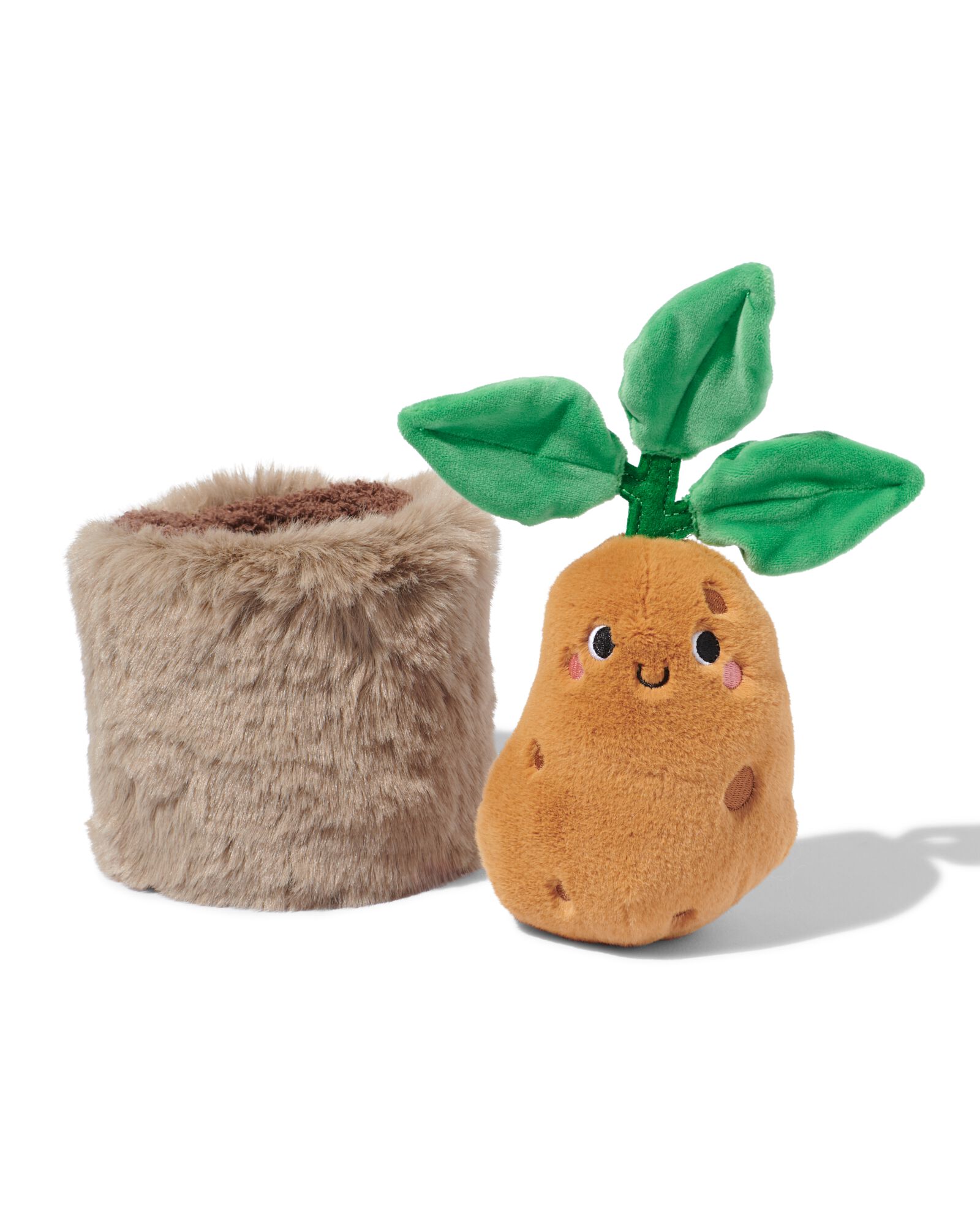 knuffel 15x15x28cm aardappel - 41822232 - HEMA