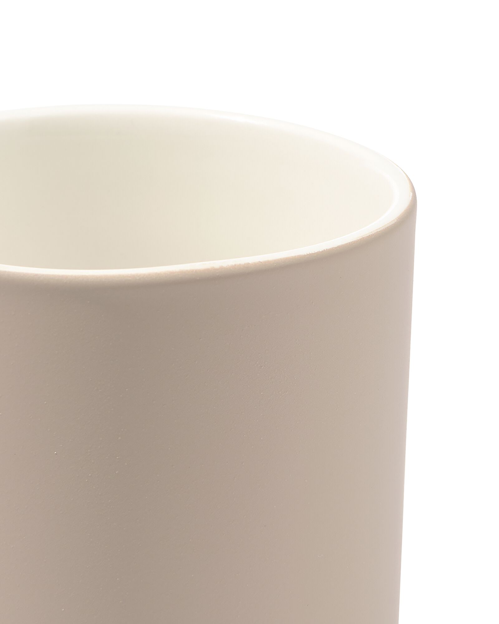 porte-brosses &agrave; dents mat c&eacute;ramique sable &Oslash;8x10 - 80330115 - HEMA