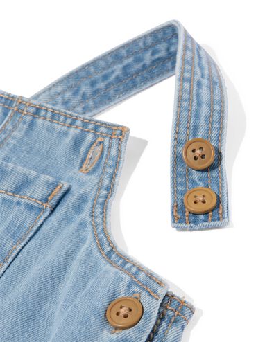 salopette courte b&eacute;b&eacute; denim denim - 33101450DENIM - HEMA