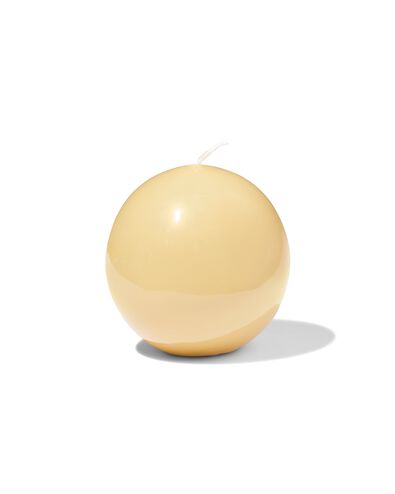 bolkaars ⌀7x7cm glad lichtgeel - 13504216 - HEMA