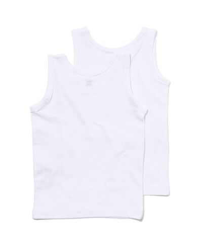 2er-Pack Kinder-Hemden weiß 110/116 - 19280923 - HEMA