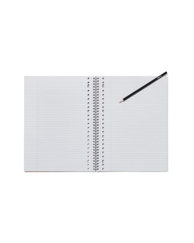cahier &agrave; spirale A4 lign&eacute; - 14122226 - HEMA