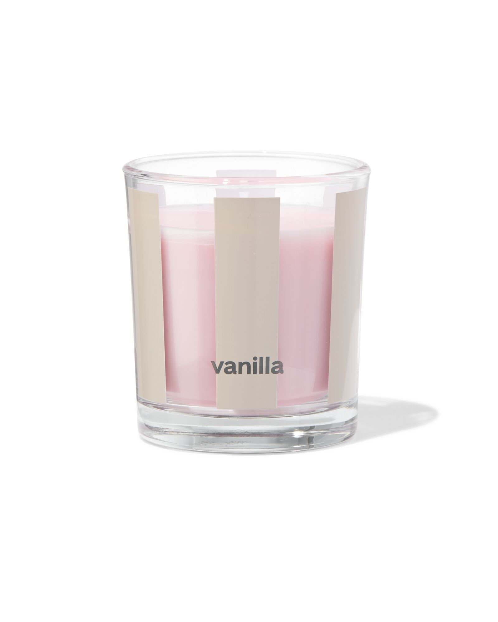 bougie parfum&eacute;e en verre ⌀7x8cm vanille - 13507573 - HEMA