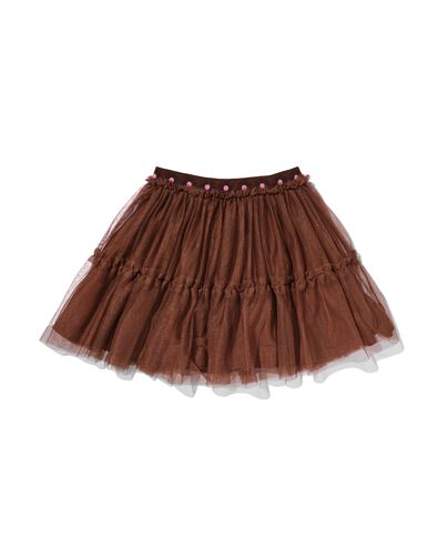 jupe maille enfant marron - 30834409BROWN - HEMA
