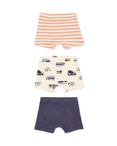 boxers enfant voiture - lot de 3 blanc cassé blanc cassé - 19200340OFFWHITE - HEMA