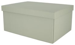 boîte de rangement carton A4 vert menthe - 39822222 - HEMA