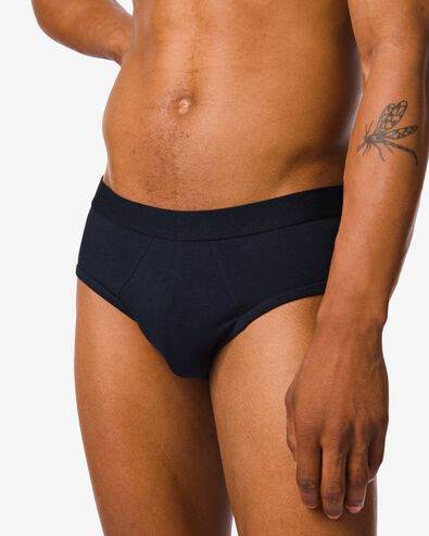 3er-Pack Herren-Slips blau blau - 1000010352 - HEMA