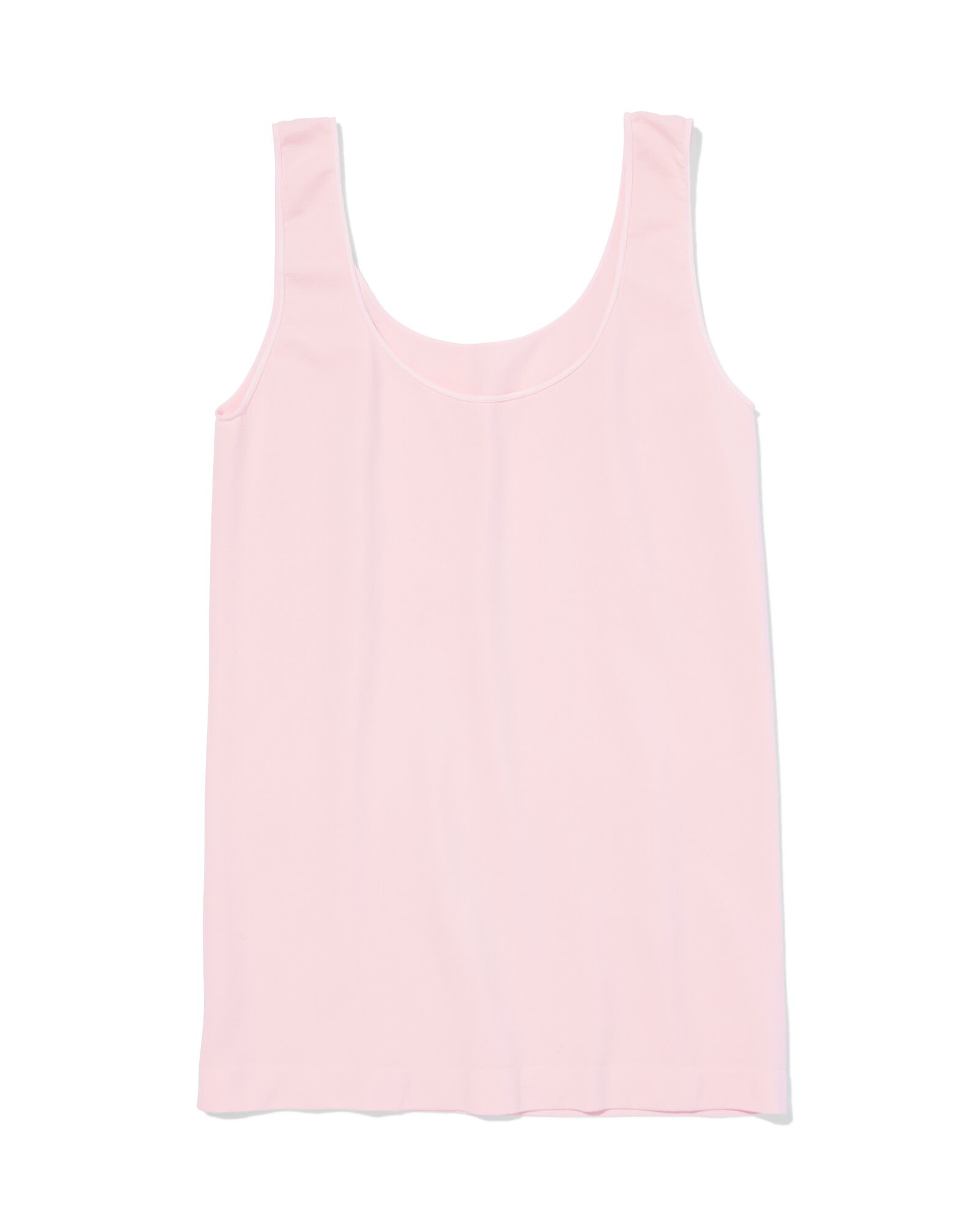 chemise femme sans couture bretelles larges rose p&acirc;le rose p&acirc;le - 19602980LIGHTPINK - HEMA