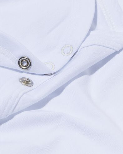 body &ndash; coton biologique stretch - 2 pi&egrave;ces blanc blanc - 1000005197 - HEMA