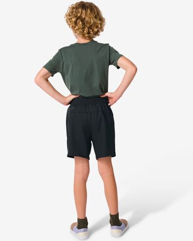 pantalon de sport court enfant noir 158/164 - 36090374 - HEMA