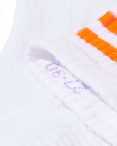 chaussettes avec tompouce orange blanc blanc - 1000031055 - HEMA