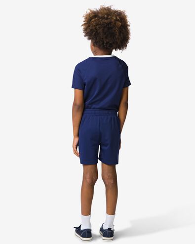 kindersportbroek kort donkerblauw donkerblauw - 30650019DARKBLUE - HEMA