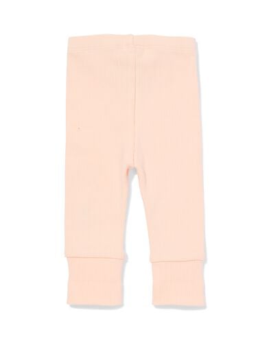 legging &eacute;volutif nouveau-n&eacute; c&ocirc;tel&eacute; fruit saumon - 33444220SALMONPINK - HEMA