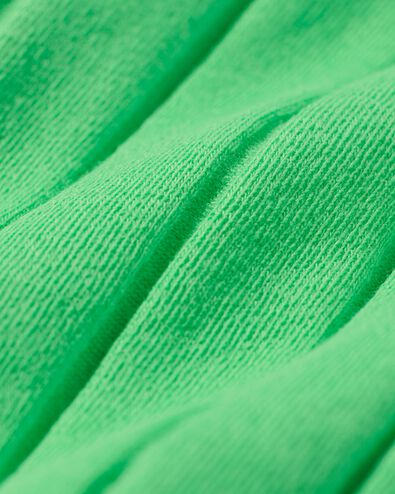 t-shirt enfant avec côtes vert vert - 30834007GREEN - HEMA