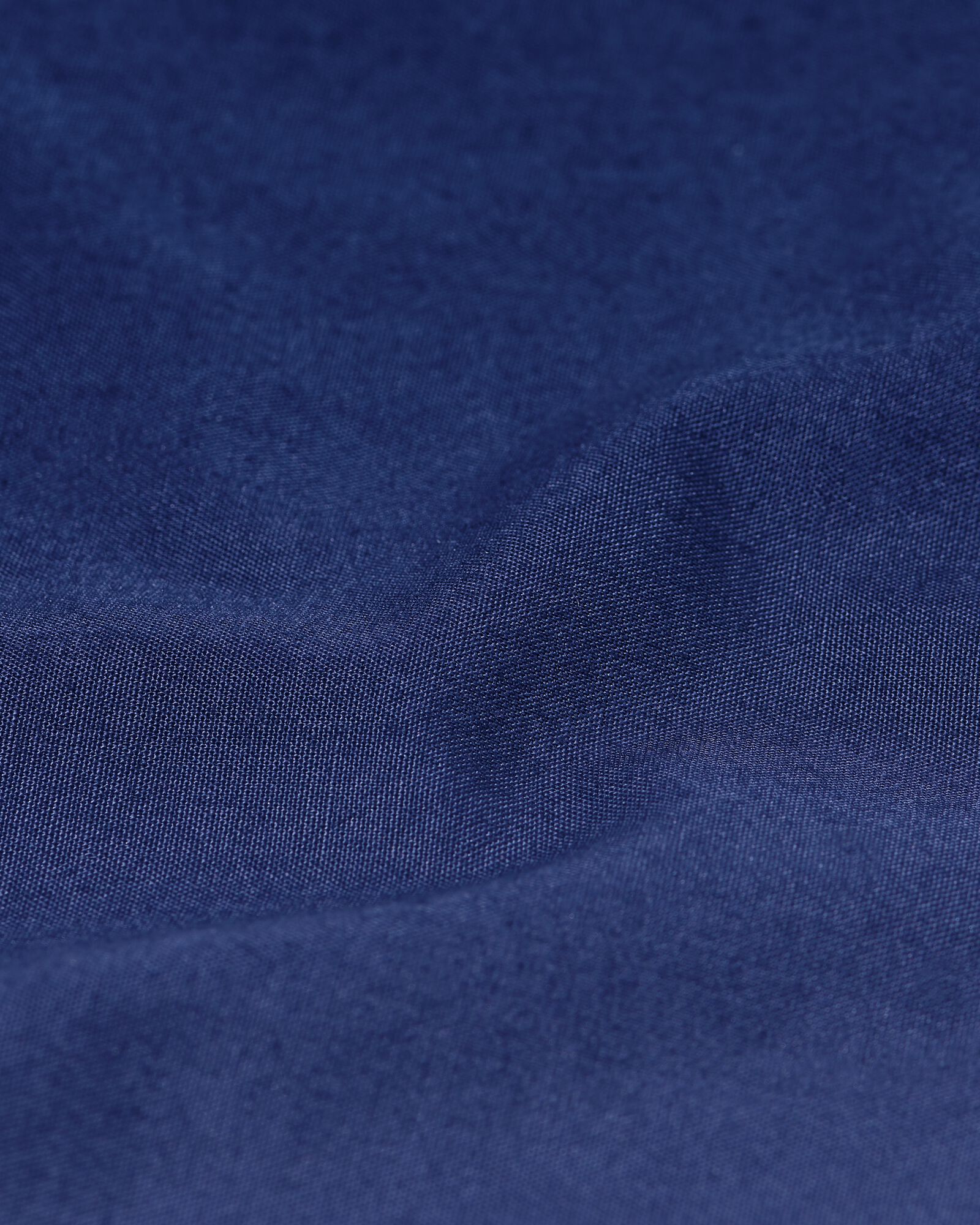 dekbedovertrek 200x200/220cm percal donkerblauw - 5750168 - HEMA