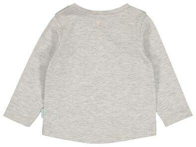 t-shirt nouveau-né chien gris - 1000024513 - HEMA