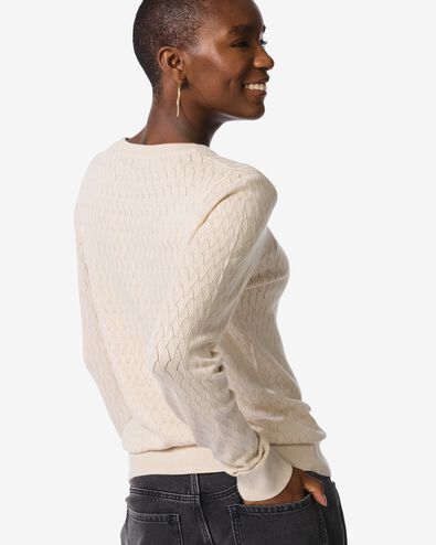 pull structur&eacute; femme sable - 36202940SAND - HEMA