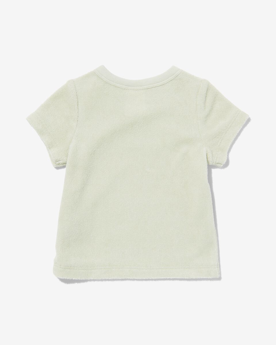 t-shirt nouveau-né tissu éponge Miffy vert - 1000030944 - HEMA