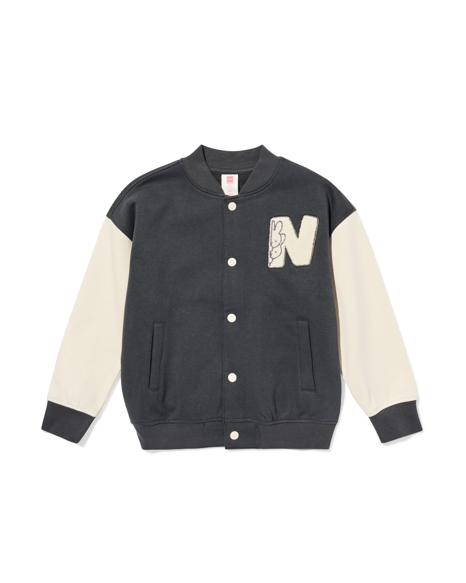 blouson bombers enfant Miffy  gris fonc&eacute; gris fonc&eacute; - 30843442DARKGREY - HEMA