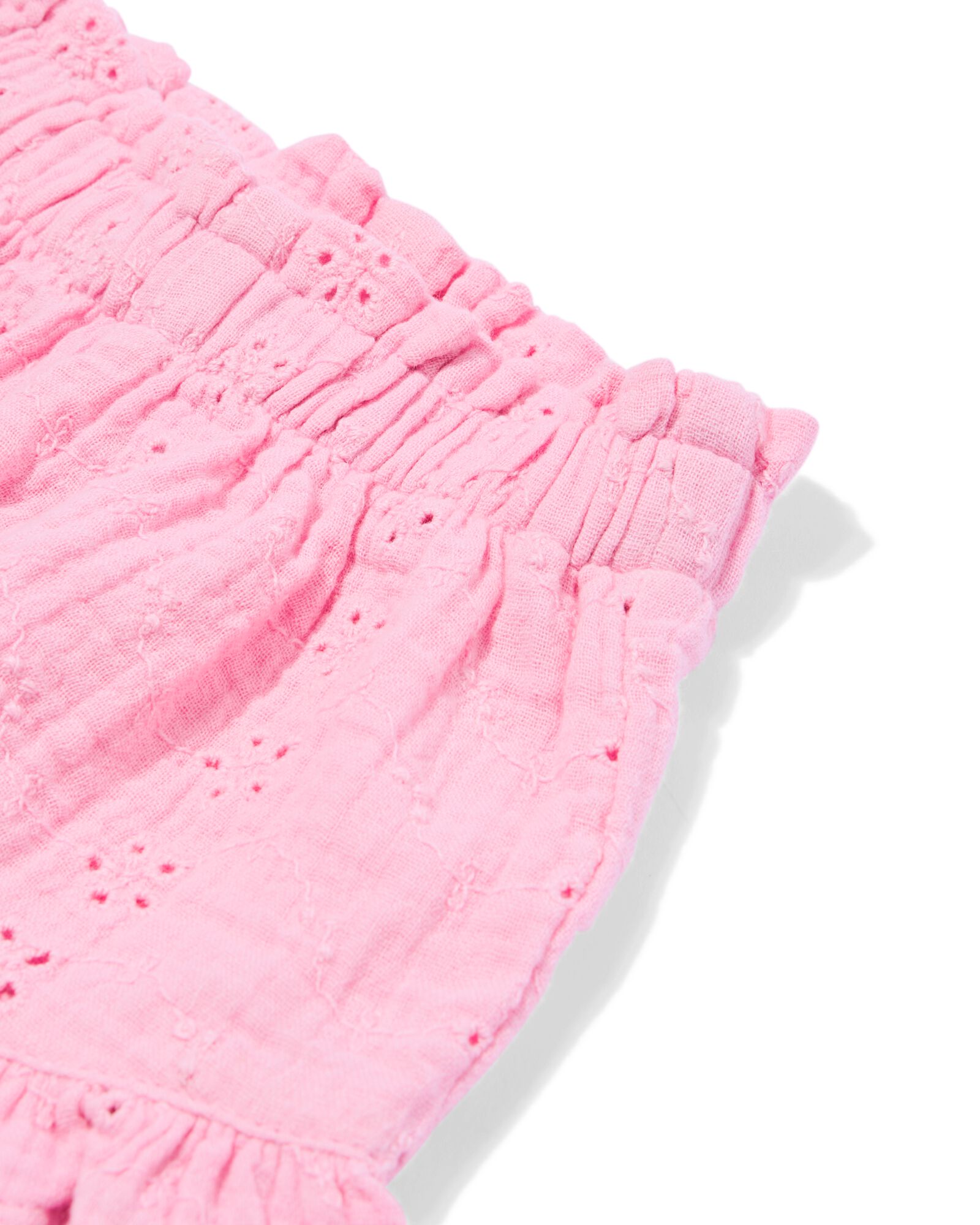 babyshort comfy fit broderie roze roze - 33004180PINK - HEMA