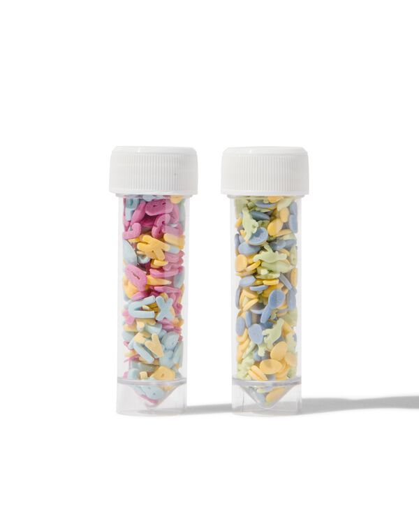 versierplezier strooiselmix letters en dinos - 10250057 - HEMA