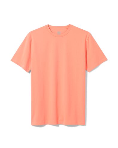 t-shirt homme avec stretch rose XL - 2115217 - HEMA